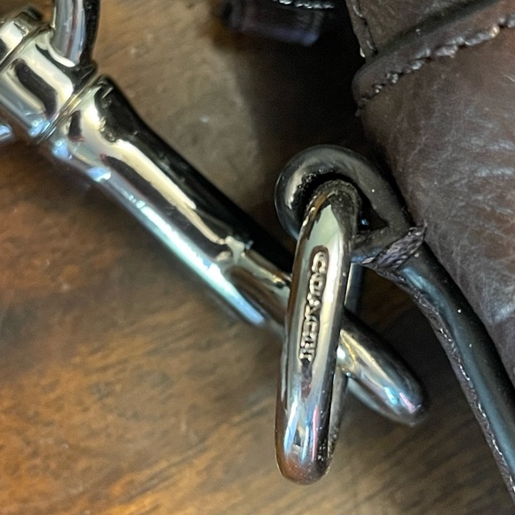 Beautiful Coach Leather C Monogram Laptop Briefcase - Picture 8 of 14